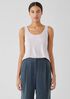 Stretch Silk Jersey&nbsp;Scoop Neck Tank