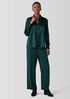 Silk Georgette Crepe Straight Pant