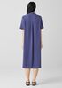 Silk Georgette Crepe Shirtdress