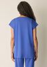 Organic Cotton Interlock Jewel Neck Sleep Tee