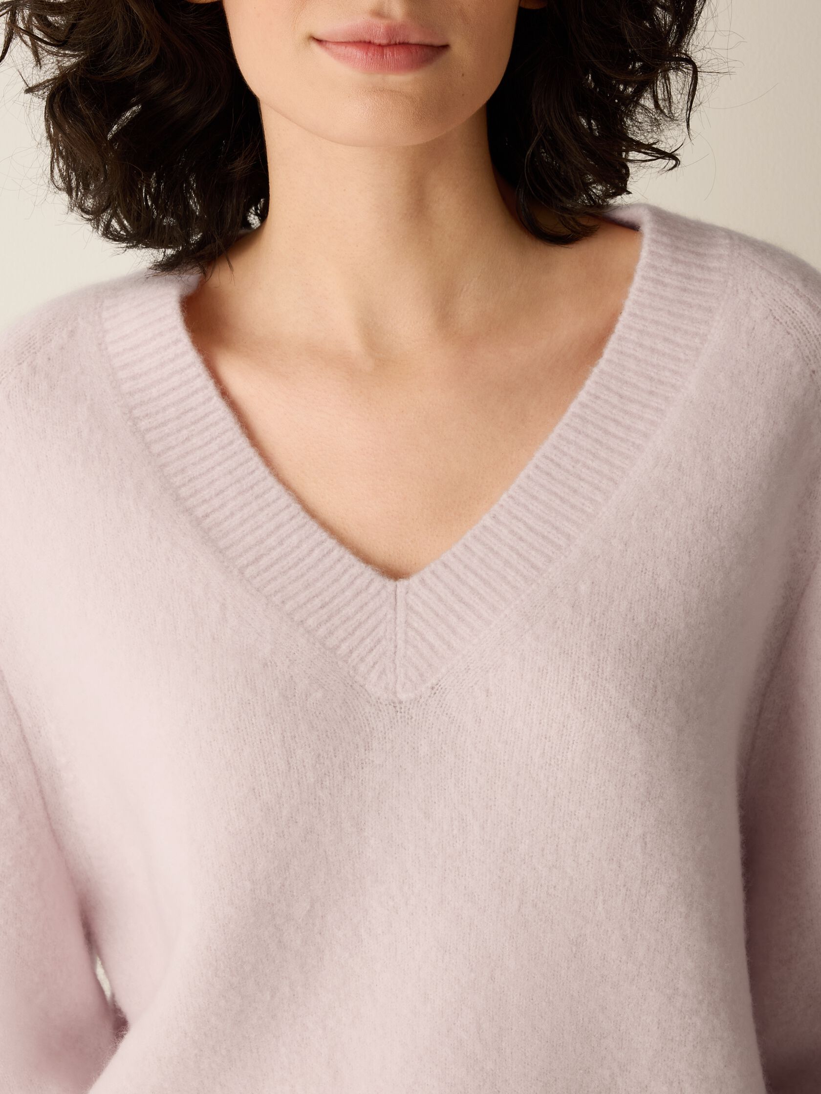 Cashmere Silk Bliss V-Neck Top