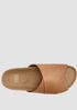 Code Nappa Leather Wedge Sandal