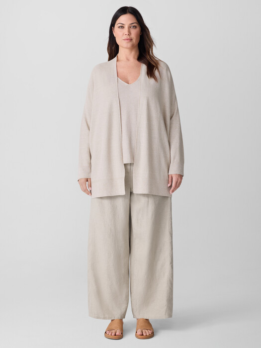 Organic Linen Cotton Long Cardigan