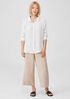 Organic Cotton Gauze Striped Shirt