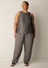 Organic Linen Pleated Lantern Pant