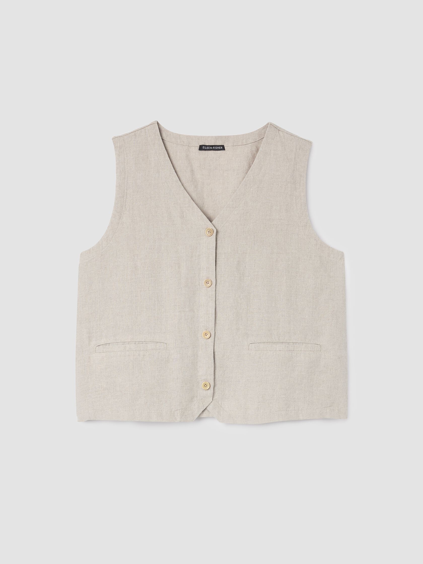 Organic Linen Vest