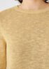 Organic Cotton Linen Slub Crew Neck Top