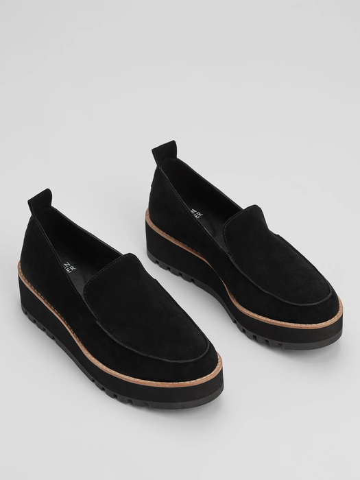 Ells Suede Loafer Wedge