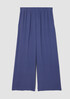 Silk Georgette Crepe Wide-Leg Pant