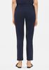 System Washable Stretch Crepe Slim Ankle Pant