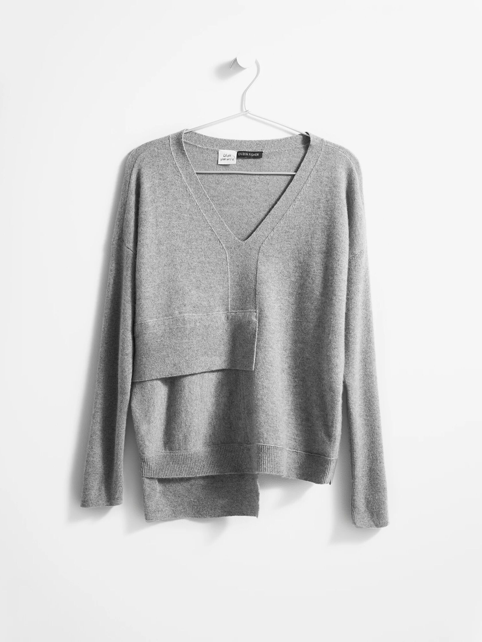 Resewn Layered Cashmere Box-Top