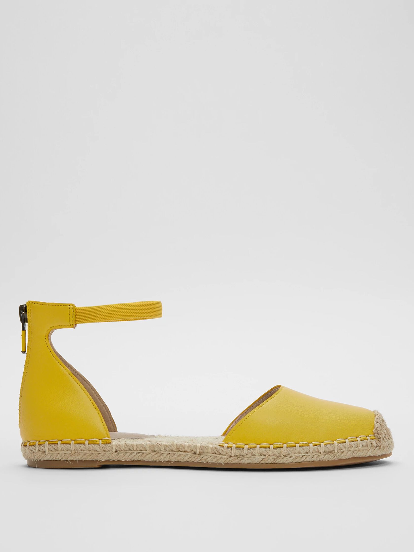 Lala Nappa Leather Espadrille Flat