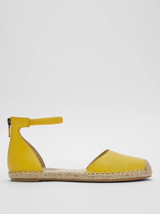 Lala Nappa Leather Espadrille Flat