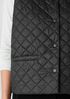 Eggshell Recycled Nylon Quilted V-Neck Vest