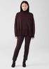 Merino Jersey Turtleneck in Regenerative Wool