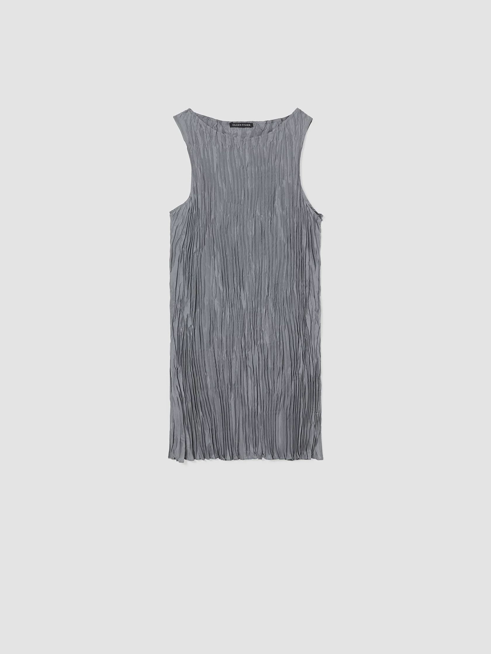 Crushed Silk Long Tank