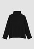 Cozy Brushed Terry Hug Funnel Neck Box-Top