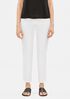 System Washable Stretch Crepe Slim Ankle Pant