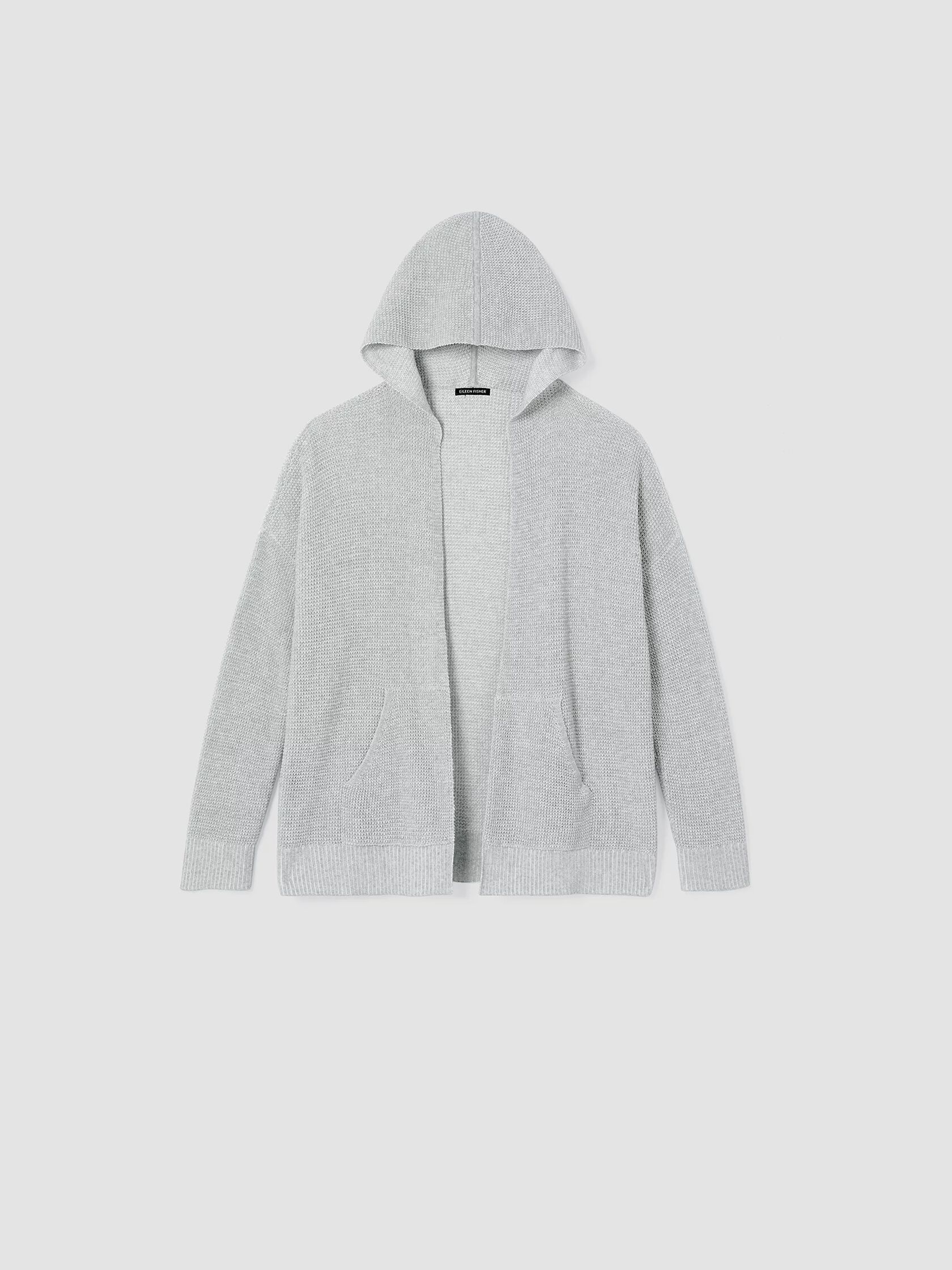 Peruvian Organic Cotton Hooded Cardigan