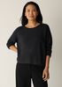 Merino Crew Neck Top in Regenerative Wool