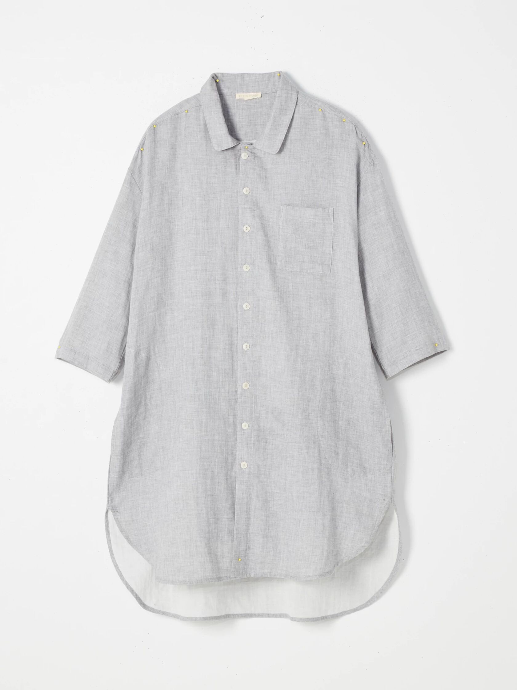 Organic Cotton Doubleweave Shirtdress