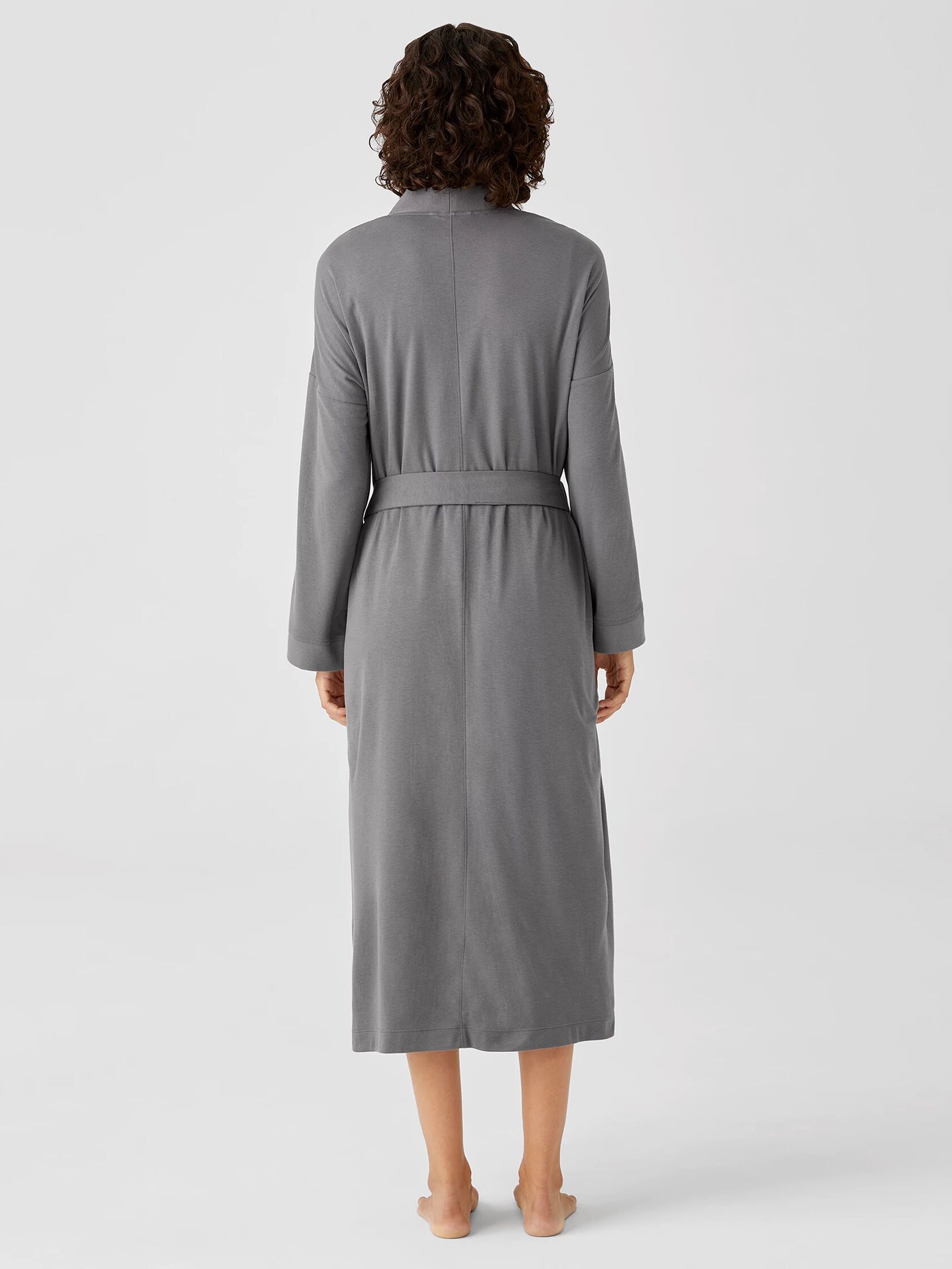 Organic Cotton Interlock Sleep Robe EILEEN FISHER