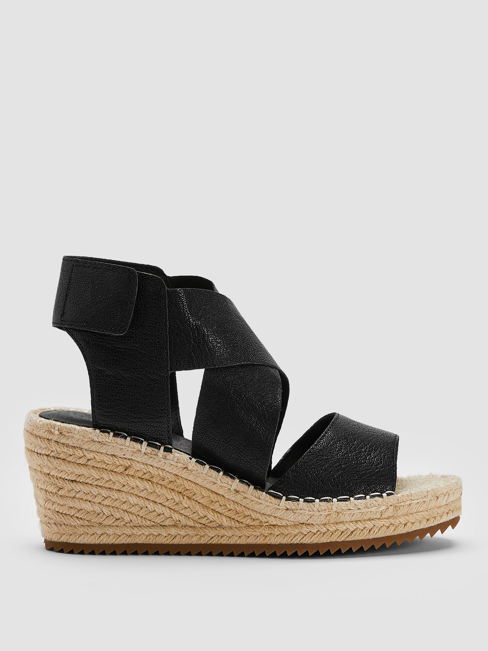 Willow Tumbled Leather Wedge Espadrille