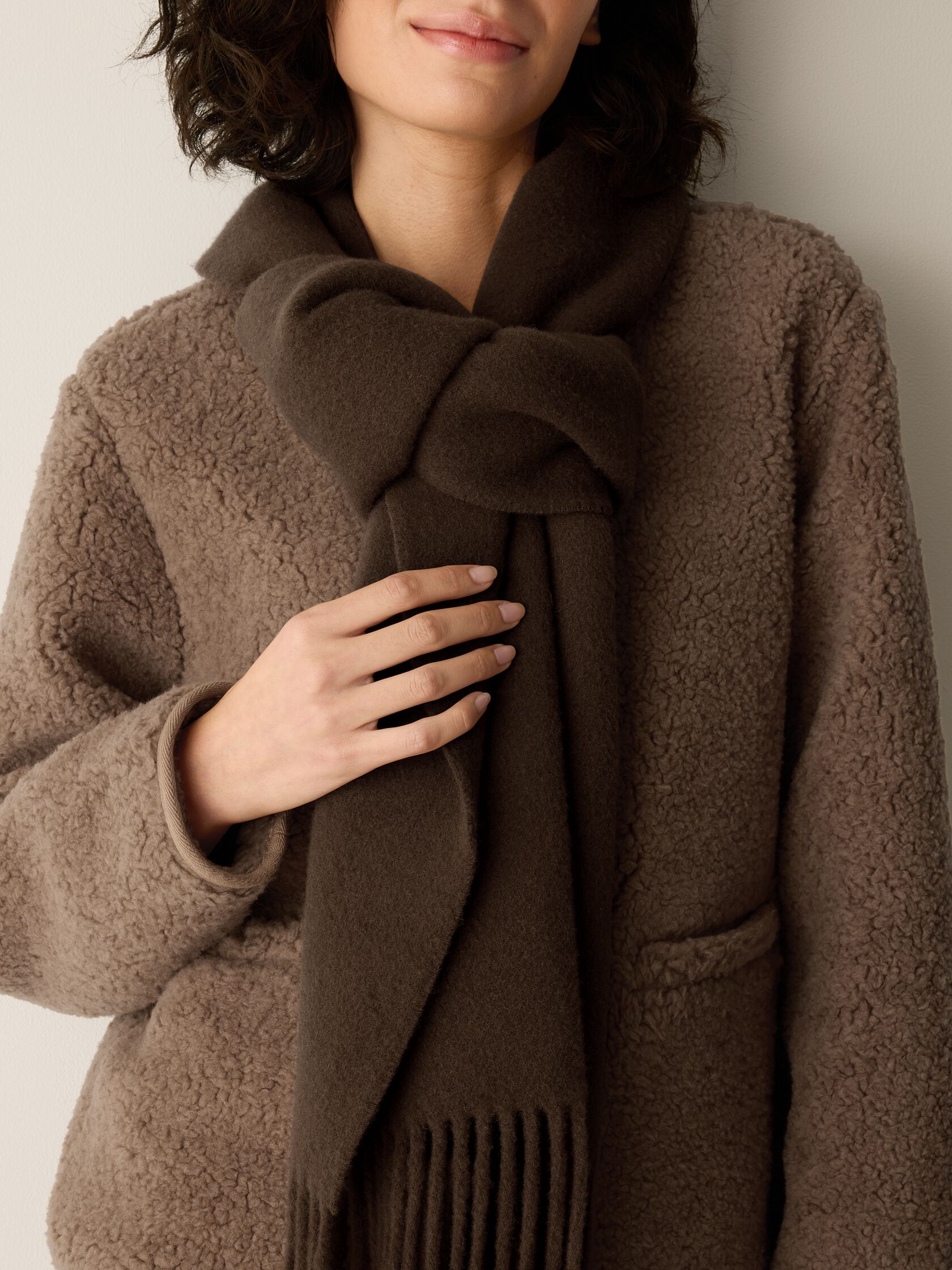 Cozy Woven Wool Scarf