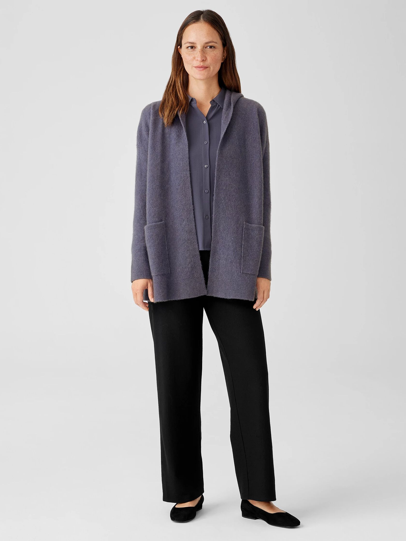 Cashmere Silk Bliss Hooded Cardigan