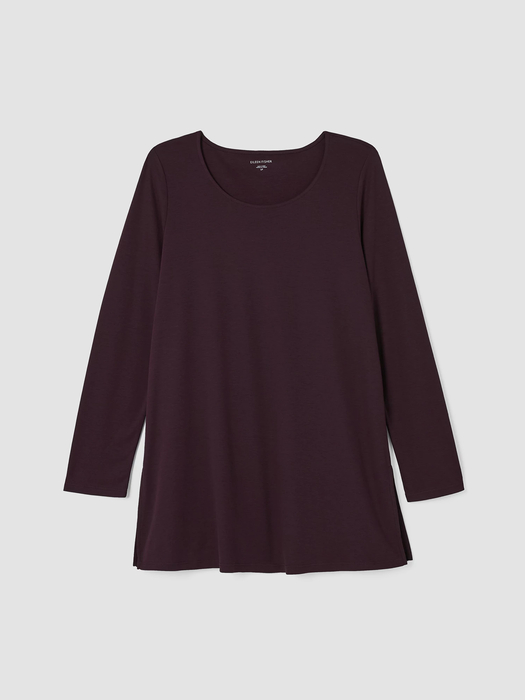 Organic Cotton Interlock Long Sleep Top