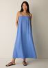 Striped Organic Cotton Gauze Cami Dress