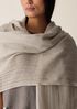 Organic Linen Circles Scarf