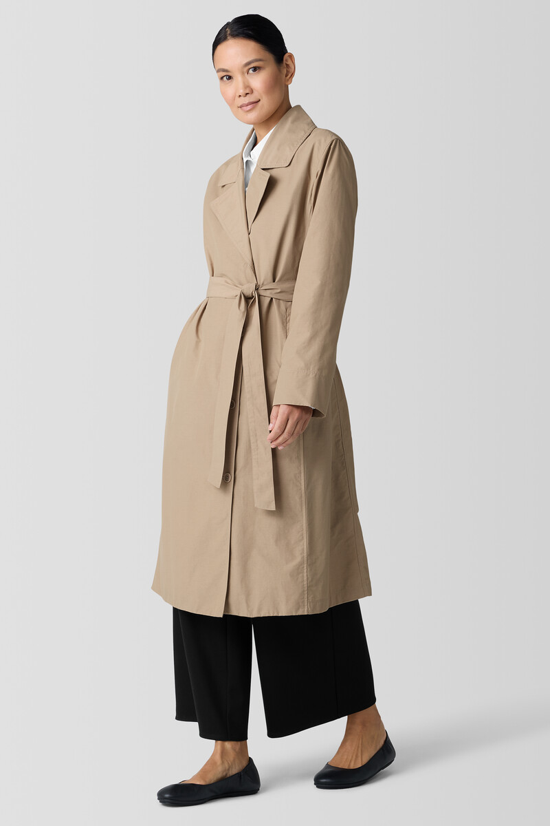 Light Cotton Nylon Trench Coat Light Cotton Nylon Trench Coat