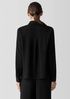 Woven Plissé Classic Collar Shirt