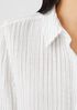 Organic Cotton Gauze Striped Shirt