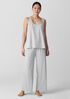 Mélange Organic Cotton Interlock U-Neck Sleep Tank
