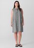 Puckered Organic Linen Sleeveless Dress