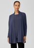 Stretch Jersey Knit Long Cardigan