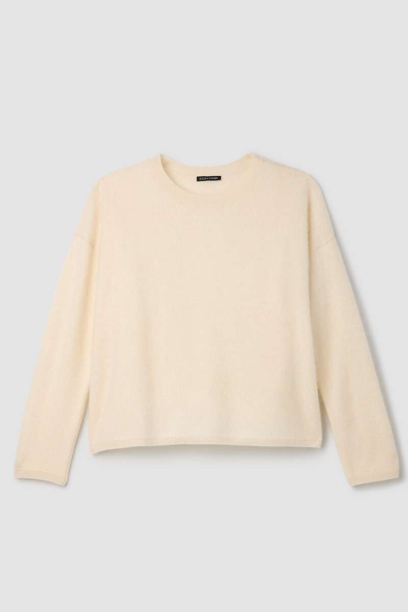 Cashmere Fluff Crew Neck Top Cashmere Fluff Crew Neck Top