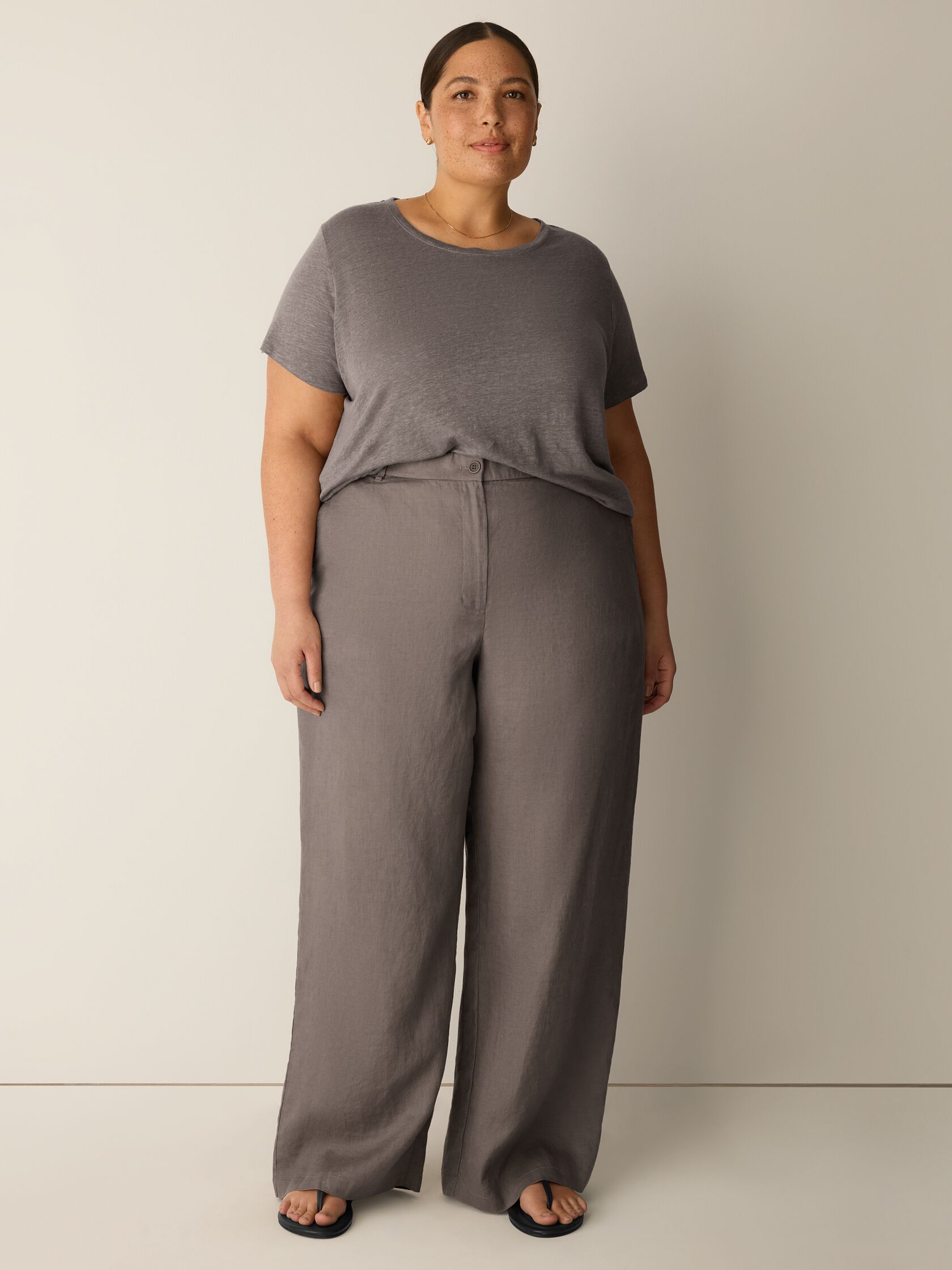 Organic Linen Full-Length Trouser