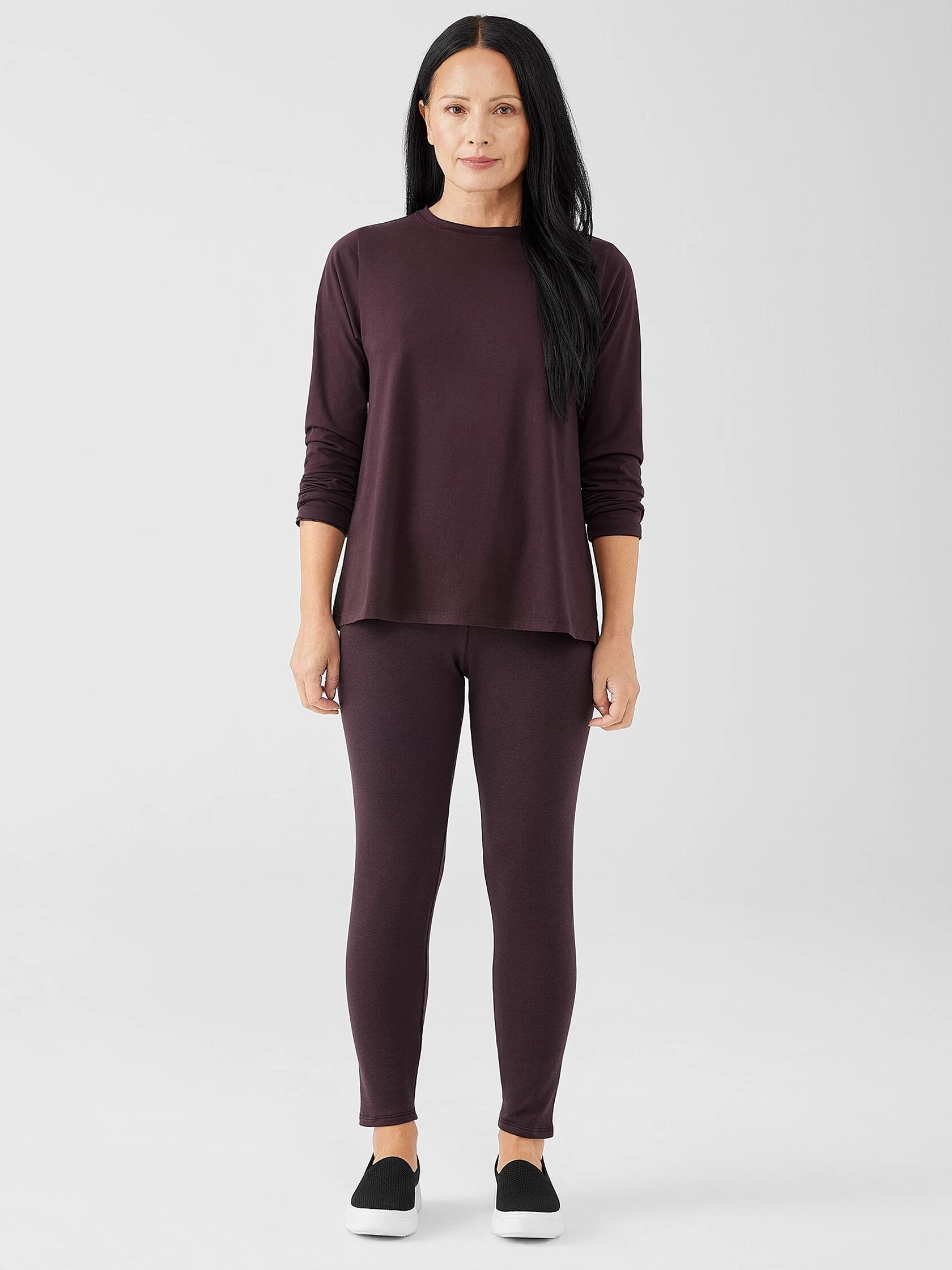 Cozy Brushed Terry Hug High-Waisted Leggings