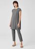 Viscose Jersey Cap-Sleeve Dress
