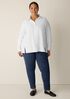 Organic Cotton Poplin Classic Collar Swing Shirt