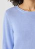 Peruvian Cotton Blend Jewel Neck Top