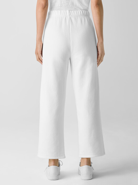 Organic Cotton French Terry Straight Pant