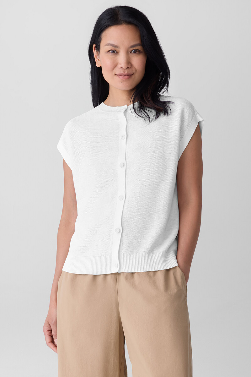 Organic Linen Cotton Vest Organic Linen Cotton Vest