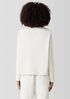 Garment-Dyed Terry Funnel Neck Top