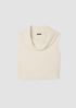 Peruvian Cotton Cloud Drape Neck Vest