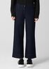 Cotton Stretch Denim Wide-Leg Jean