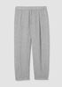 Puckered Organic Linen Stripe Lantern Pant